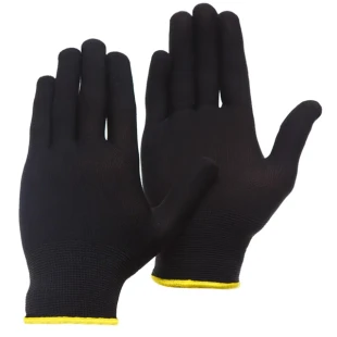 Перчатки GWARD Touch Black нейлоновые без покрытия 7 (S)
