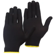Перчатки Touch Black GWARD нейлоновые без покрытия 9 L